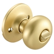 Design House Cambridge Brass Privacy Door Knob in Satin Gold