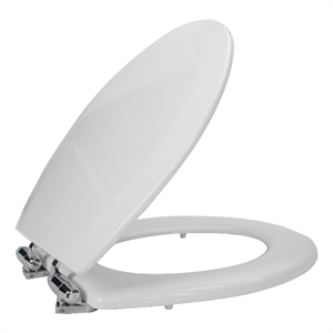Design House Dalton Round Wood Toilet Seat in White