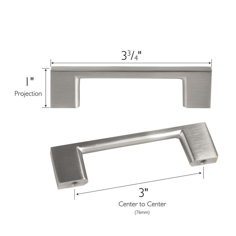 Design House Caster Steel Cabinet Pull 3