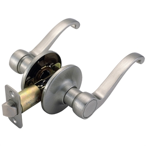 Scroll 2-Way Passage Door Lever in Satin Nickel 20-Pack