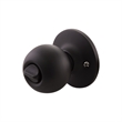 Design House Ball Privacy Brass Doorknob in Matte Black 20 Pack