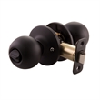 Design House Ball Privacy Brass Doorknob in Matte Black 20 Pack