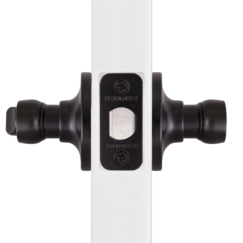 Design House Springdale Matte Black Brass Privacy Door Lever 20 Pack