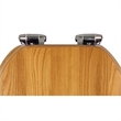 Design House Dalton Wood Round Soft Close Toilet Seat in Oak