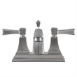 Design House Torino 4-in. Centerset 2-Handle Brass Faucet in Satin Nickel