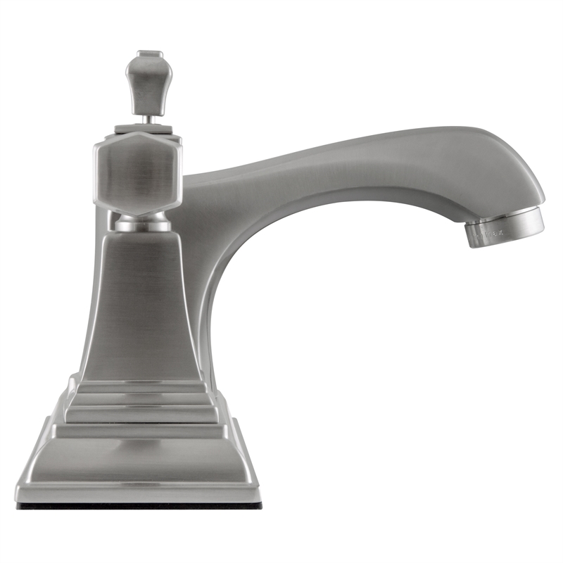 Design House Torino 4-in. Centerset 2-Handle Brass Faucet in Satin Nickel