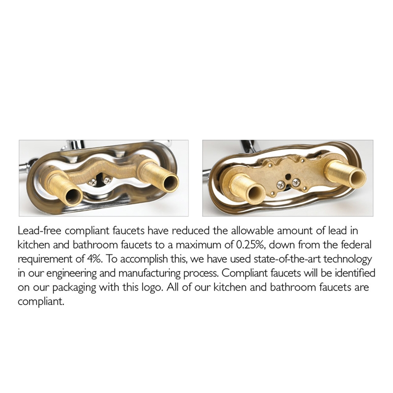 Design House Torino 4-in. Centerset 2-Handle Brass Faucet in Satin Nickel