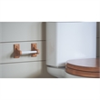 Design House Dalton Double-Post Wood Toilet Paper Holder in Oak