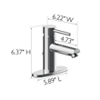 Design House Eastport II Single-Handle Bathroom Faucet in Chrome