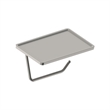Design House Millbridge Toilet Paper Holder with Shelf in Satin Nickel