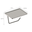 Design House Millbridge Toilet Paper Holder with Shelf in Satin Nickel