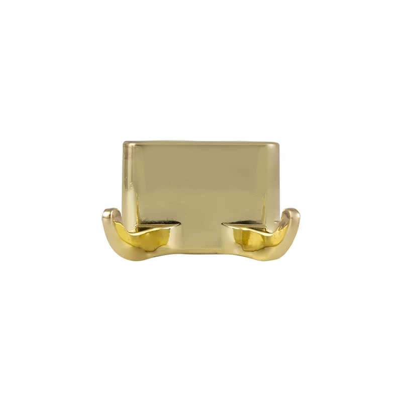 Design House Millbridge Double Robe Hook in Polished Brass