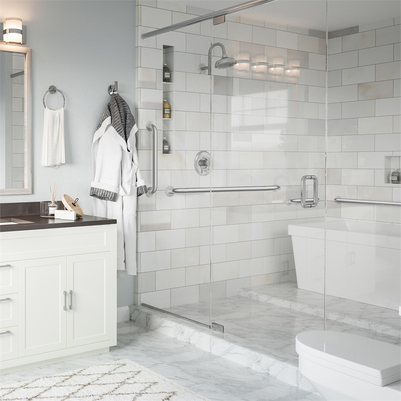 Design House Commercial Stainless Steel Handicap Grab Bar Bathtubs Showers