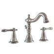 Design House Oakmont 2 Handle Lavatory Brass Faucet in Satin Nickel