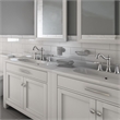 Design House Oakmont 2 Handle Lavatory Brass Faucet in Satin Nickel
