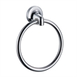 Design House Alta Bay Metal Towel Ring in Polished Chrome