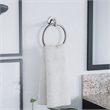 Design House Alta Bay Metal Towel Ring in Polished Chrome
