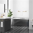 Millbridge Brass Bathroom Accessory Kit in Polished Brass 4-Piece