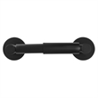Desaign House Graz Park Two-Post Metal Toilet Paper Holder in Matte Black