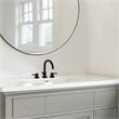 Design House Eastport II Widespread Brass Bathroom Faucet in Matte Black