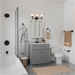 Design House Graz Park 4-Piece Metal Bath Accessory Set in Matte Black