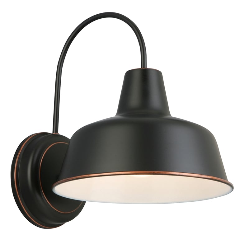 Mason Indoor/Outdoor Wall Light in Oil Rubbed Bronze
