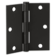 Design House Steel Door Hinge in Oil Rubbed Bronze 31/2Inch Square Corner 10Pack