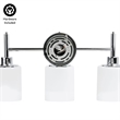 Design House Oslo Steel Wall Light in Satin Nickel
