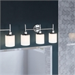 Design House Oslo Steel Wall Light in Satin Nickel