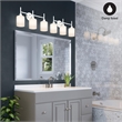 Design House Oslo Steel Wall Light in Satin Nickel