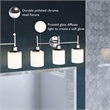 Design House Oslo Steel Wall Light in Satin Nickel