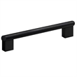 Design House Porter 5-inch Center to Center Steel Pulls in Matte Black 5 Pack