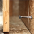 Design House Solid Rigid Steel Cast Door Stop in Satin Nickel 10 Pack
