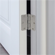 Design House Steel Door Hinge in Satin Nickel 31/2Inch 1/4inch Radius 3-Pack