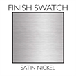 Design House Door Steel Hinge in Satin Nickel 4Inch 5/8inch Radius 10Pack