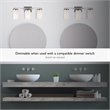 Aubrey Vanity Light in Brushed Nickel 3Light