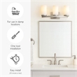 Aubrey Vanity Light in Brushed Nickel 3Light