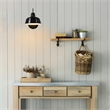 Mason Indoor/Outdoor Wall Light in Satin Black