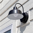 Mason Indoor/Outdoor Wall Light in Satin Black