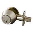 Design House Single Cylinder Keyed 6-Way Metal Deadbolt in Satin Nickel