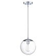 Design House Gracelyn Steel Pendant Light in Polished Chrome