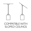 Design House Gracelyn Steel Pendant Light in Polished Chrome