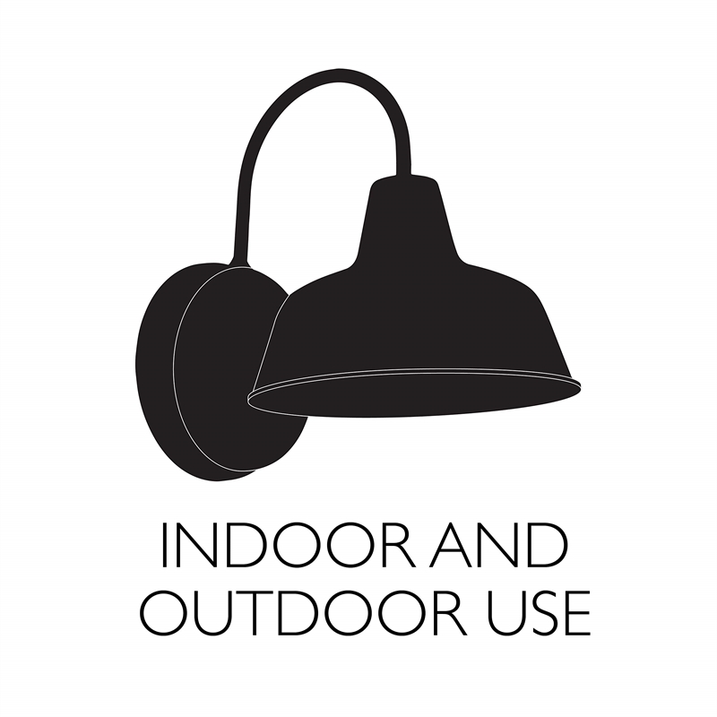 Design House Mason Indoor/Outdoor Wall Light in Oil Rubbed Bronze 2Pack