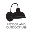Design House Mason Indoor/Outdoor Wall Light in Oil Rubbed Bronze 2Pack