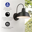 Design House Mason Indoor/Outdoor Wall Light in Oil Rubbed Bronze 2Pack