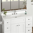 Brookings Bath Vanity Assembled 49x22 - White Base and Top