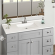 Brookings Bath Vanity Assembled 49x22 - Gray Base and Camilla II Top