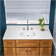 Brookings Bath Vanity Assembled 49x22 - Birch Base and Widespread Top