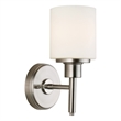 Design House Aubrey Wall Light in Satin Nickel