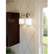 Design House 2-Light Aubrey Wall Light in Satin Nickel